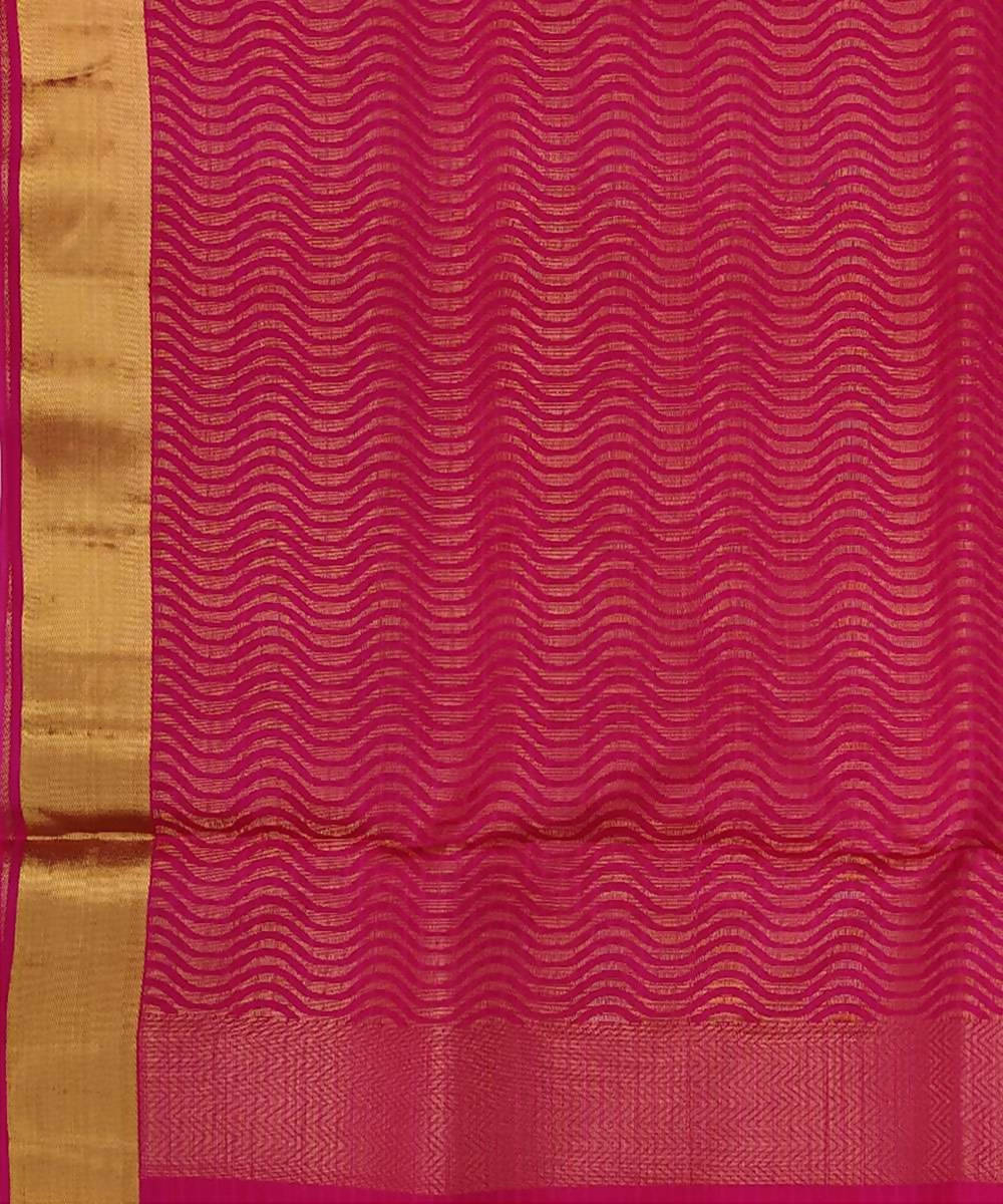 Yellow pure handloom soft silk saree