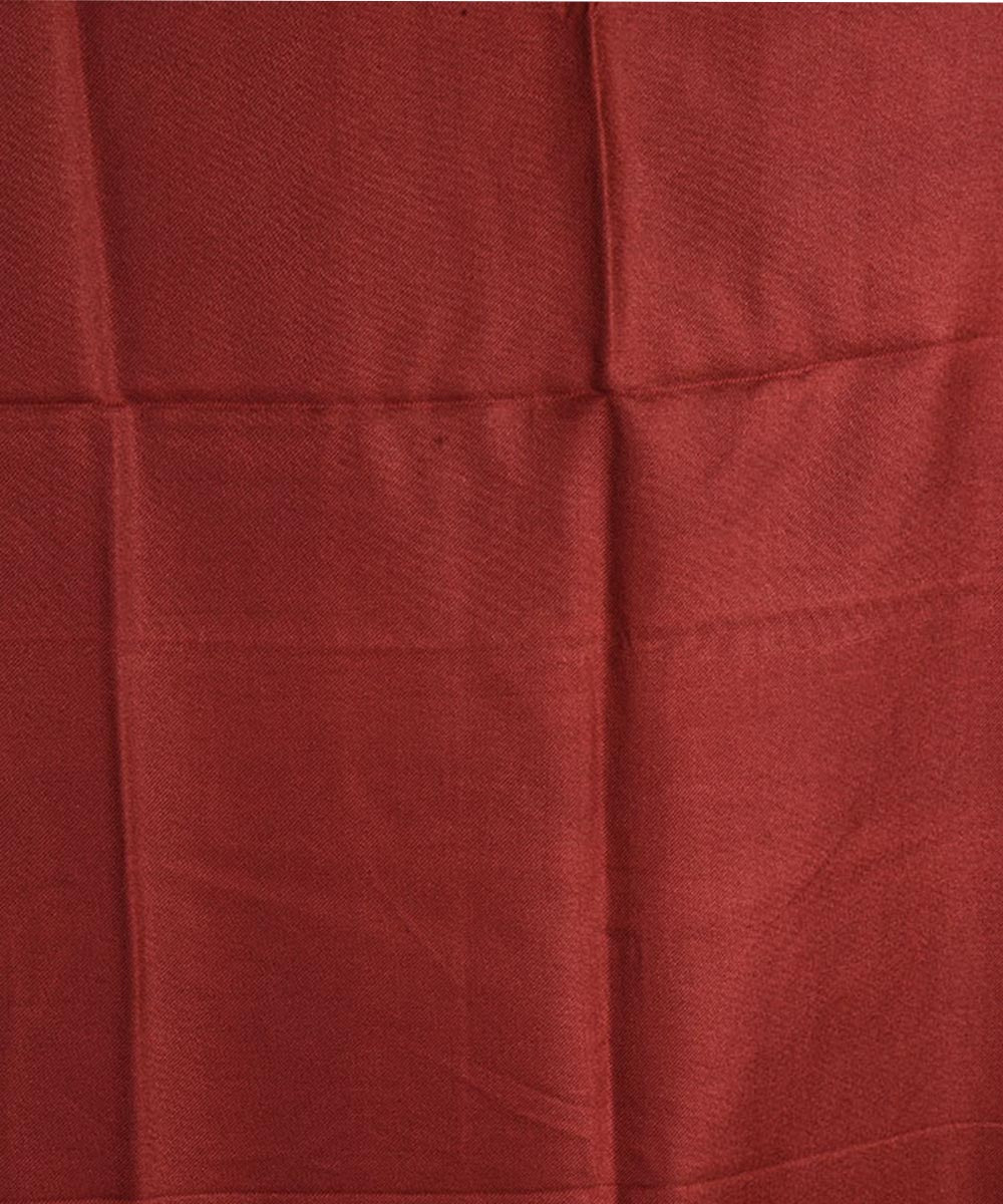2.5m Dark red handwoven eri silk kurta material