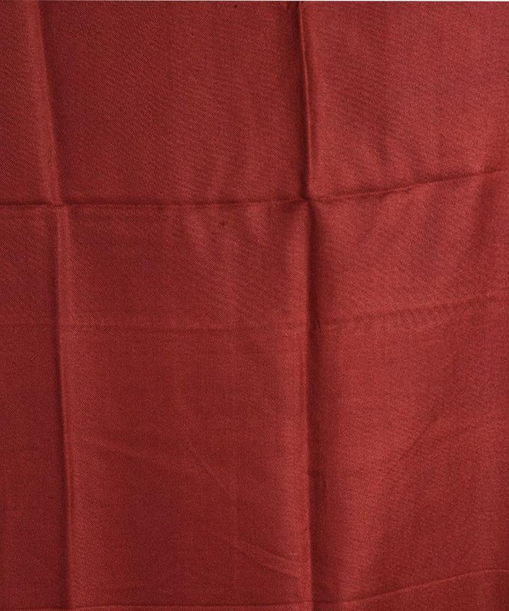 2.5m Dark red handwoven eri silk kurta material