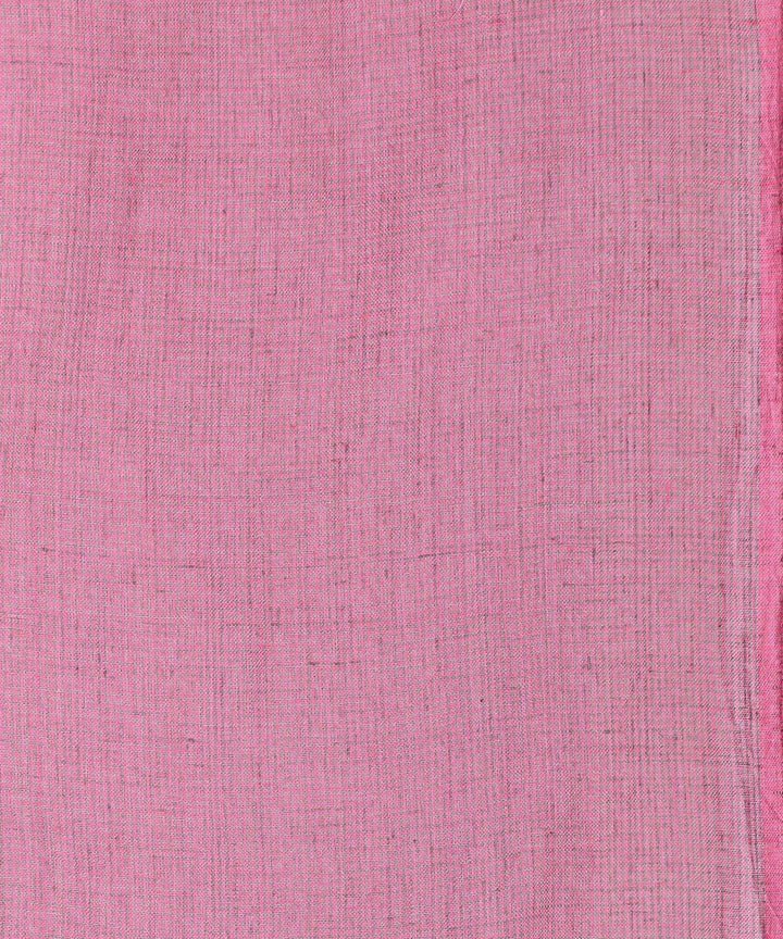 Biswa bangla pink handwoven cotton scarf