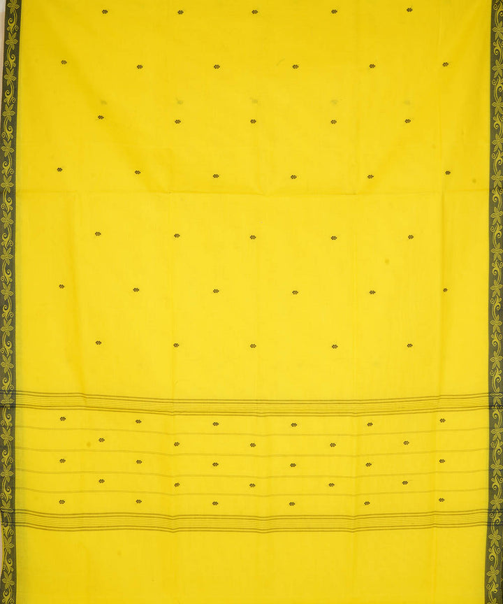 Yellow cotton handloom venkatagiri saree