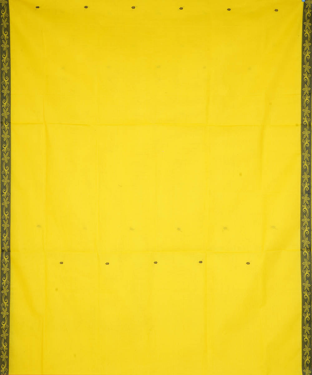 Yellow cotton handloom venkatagiri saree