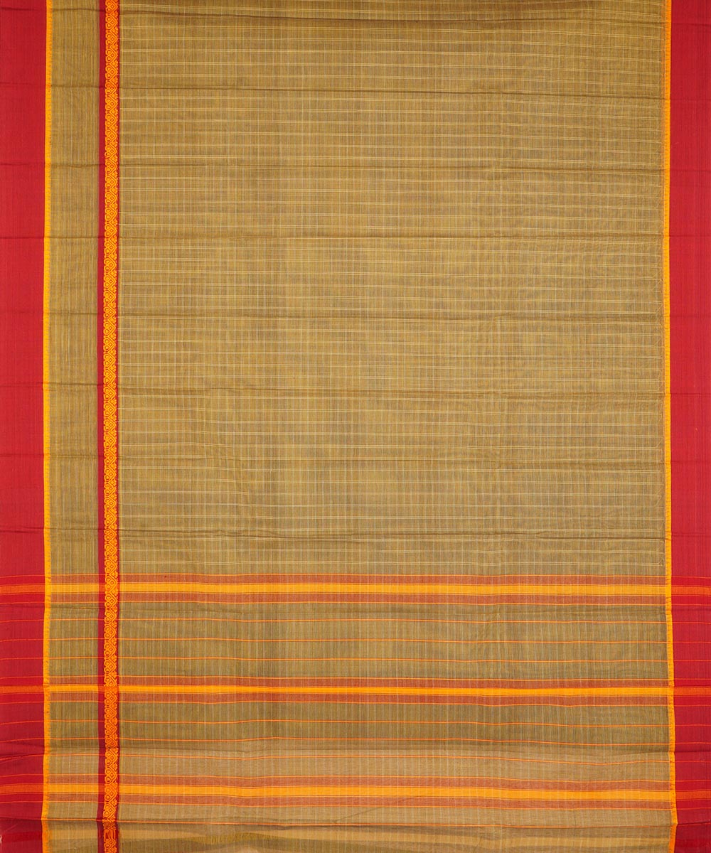 Light green cotton handloom narayanapet saree