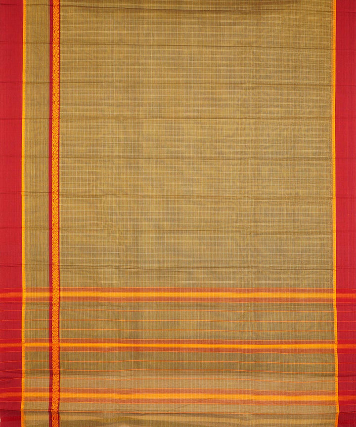 Light green cotton handloom narayanapet saree