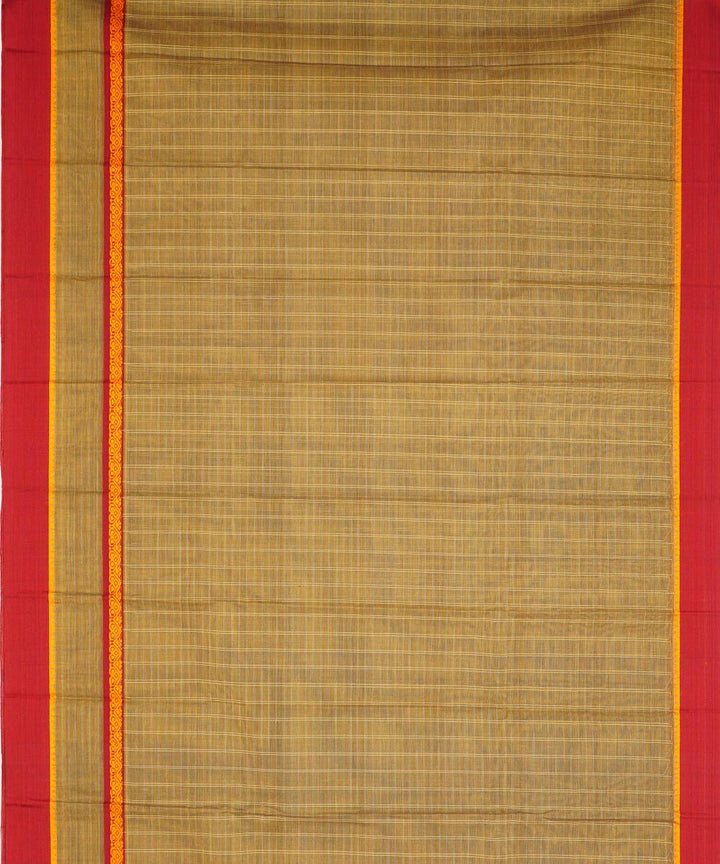 Light green cotton handloom narayanapet saree