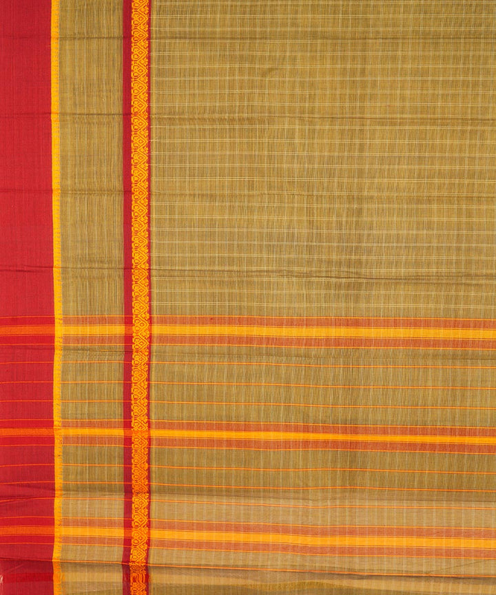 Light green cotton handloom narayanapet saree