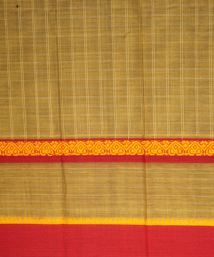 Light green cotton handloom narayanapet saree