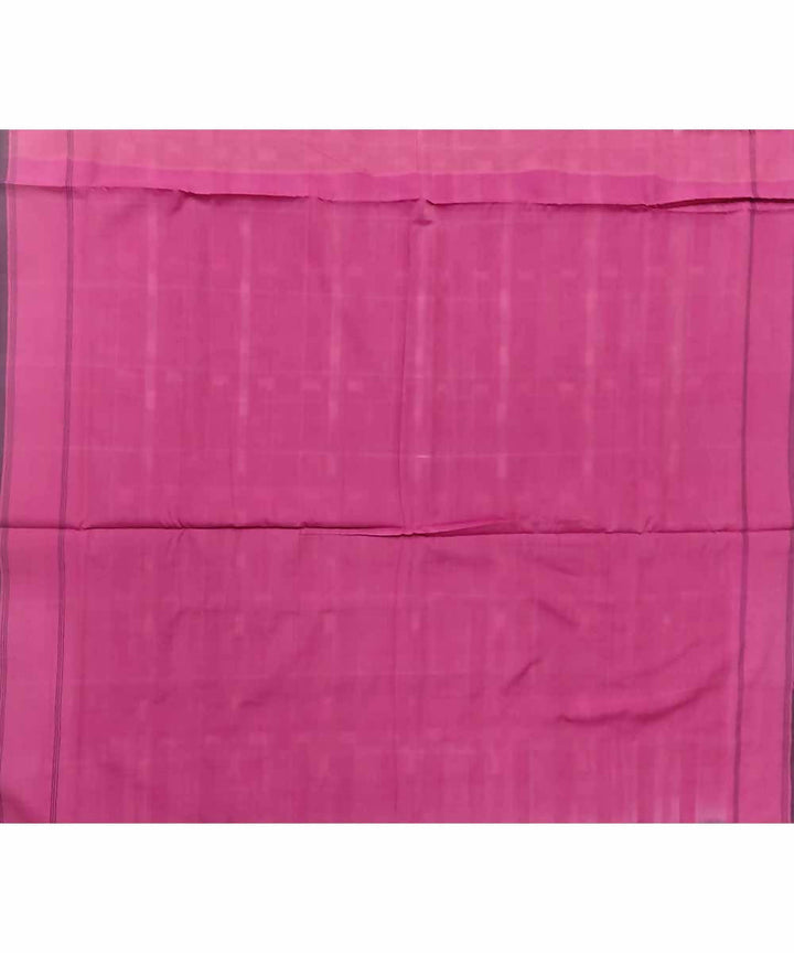 Black handloom cotton ikat pochampally saree