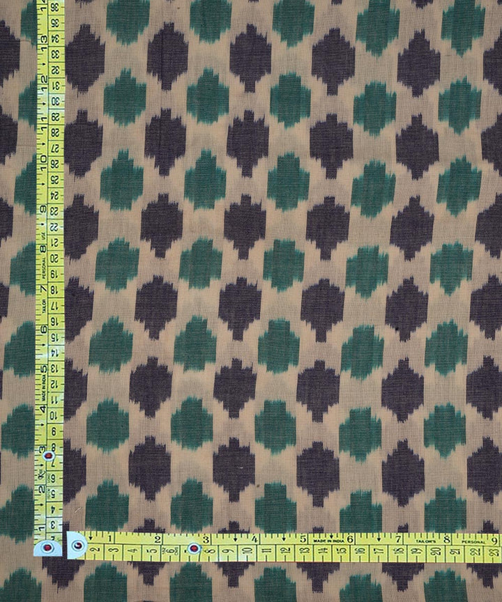 3m Multicolor handwoven single ikat cotton pochampally kurta material