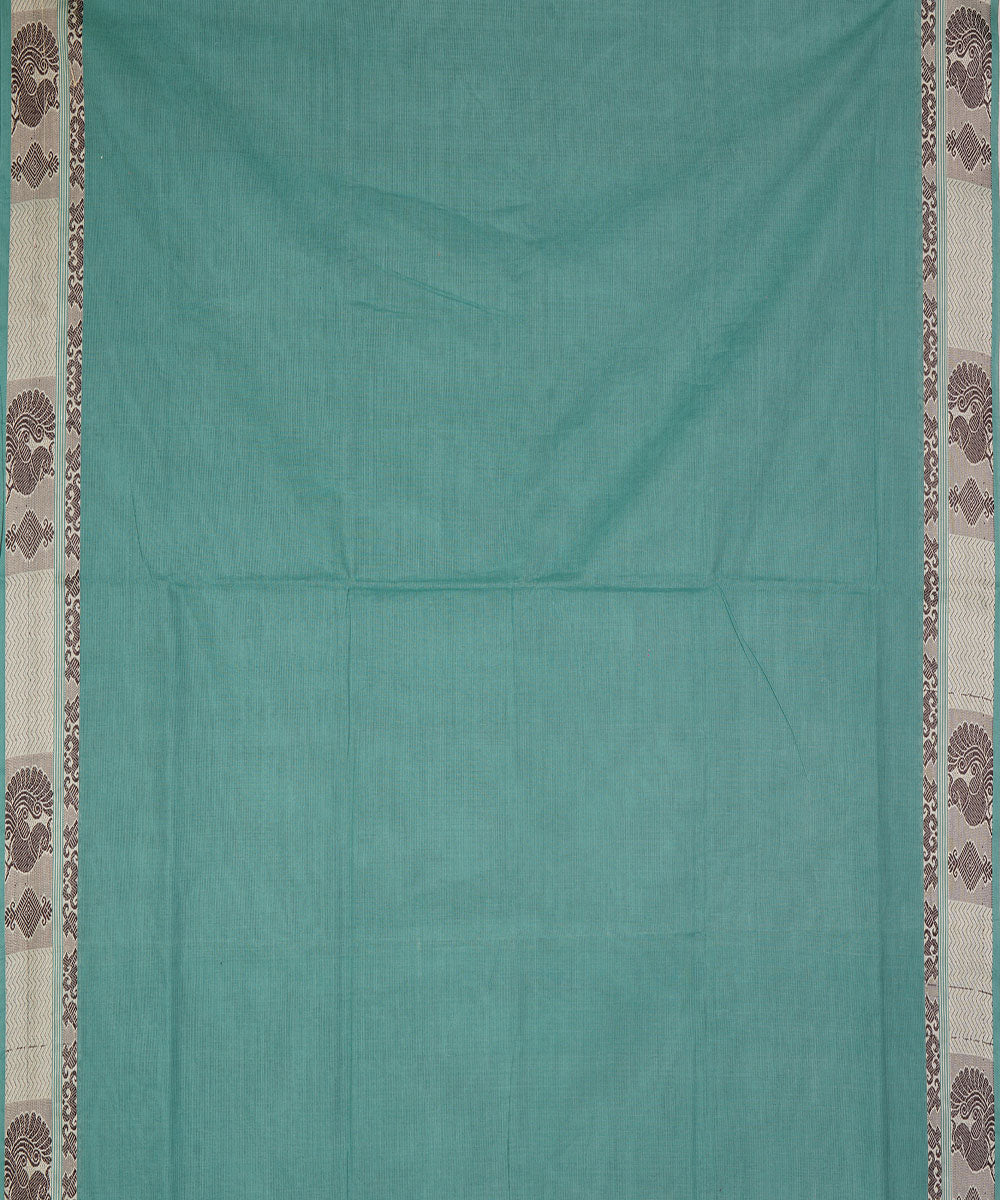 Green handloom cotton venkatagiri saree