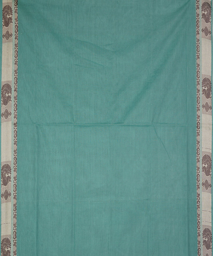 Green handloom cotton venkatagiri saree