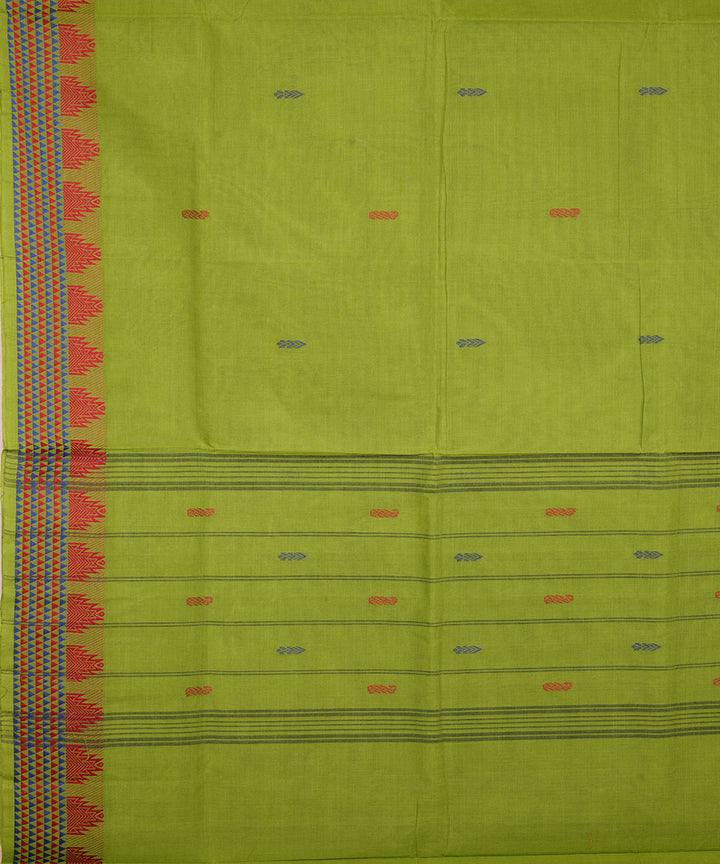 Light green handloom cotton venkatagiri saree