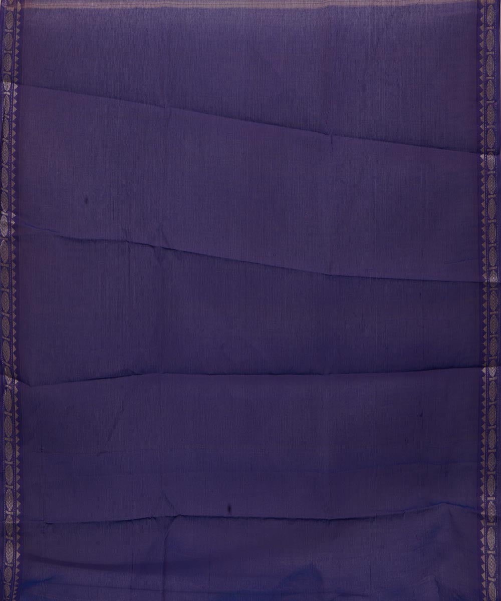 Yellow handwoven cotton narayanpet saree