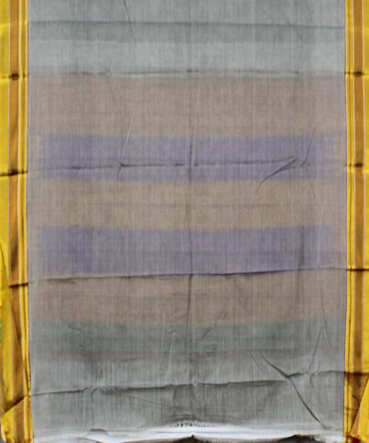 grey handloom chikki paras border ilkal saree