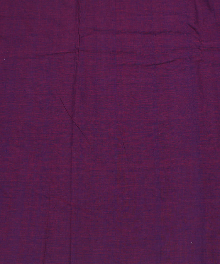 0.8m Handloom Purple and Pink Cotton Fabric