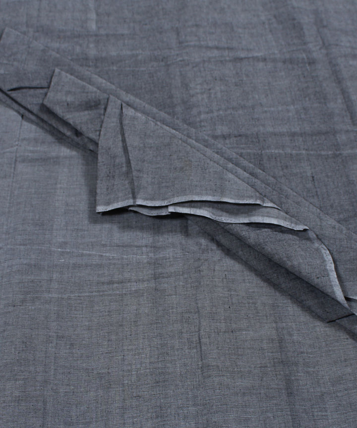 Handloom Grey Cotton Fabric