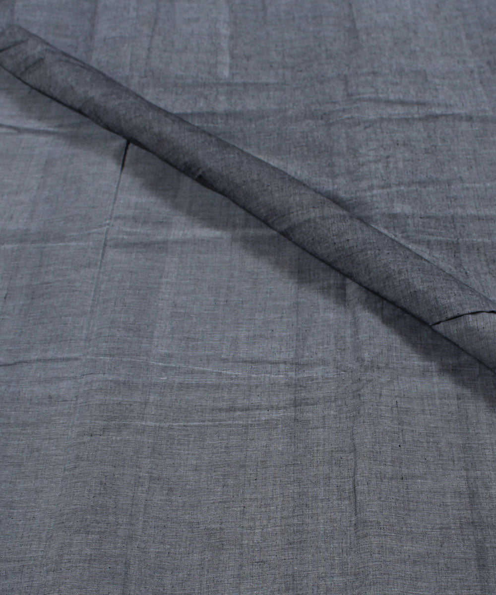 Handloom Grey Cotton Fabric