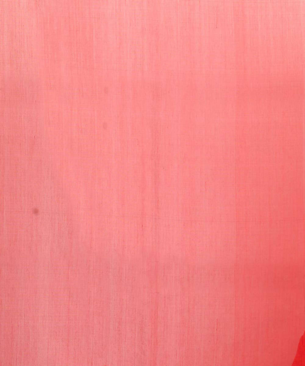Resham shilpi red bengal silk saree with handwoven jamdani work