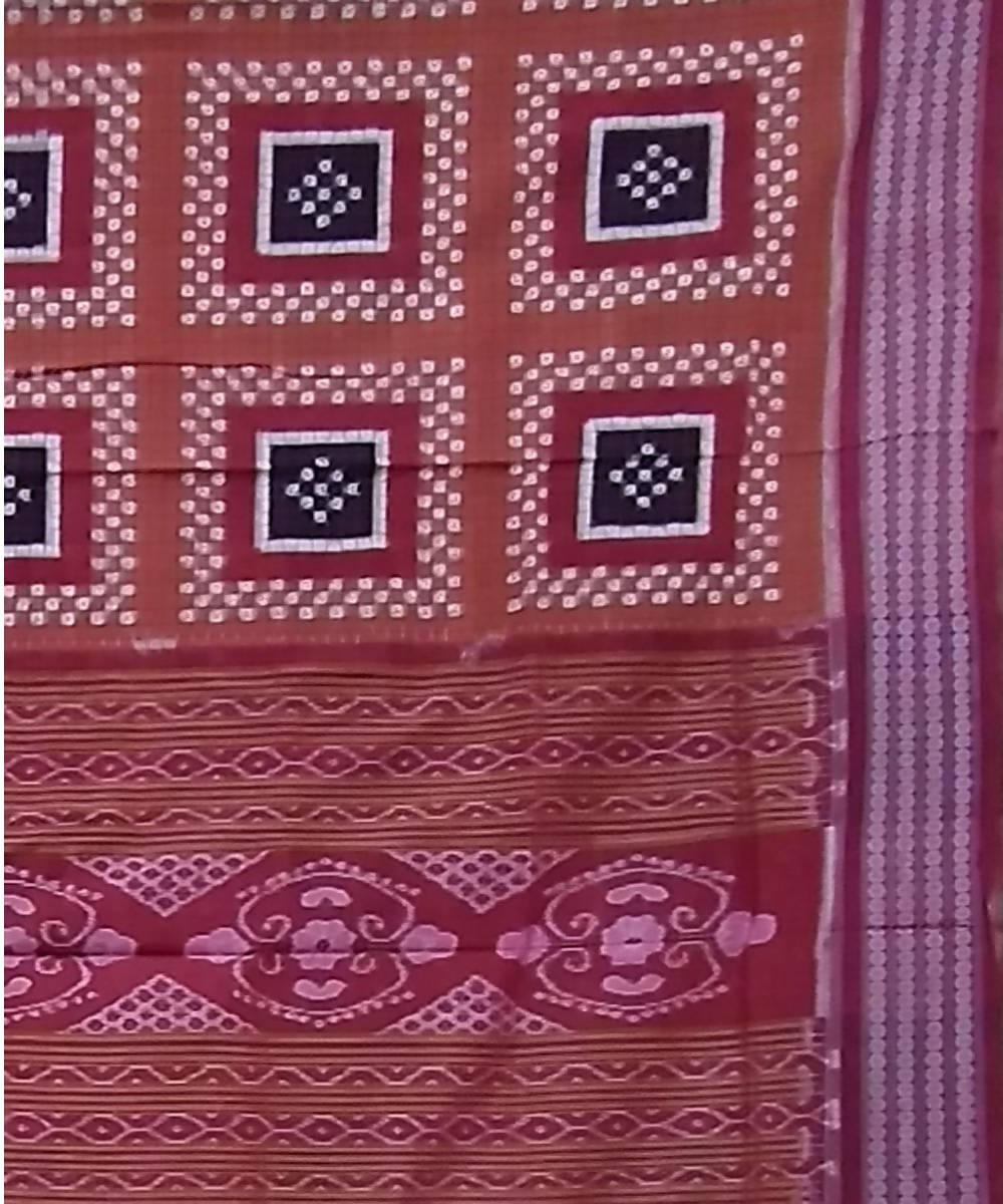 Multicolor cotton handloom sambalpuri saree