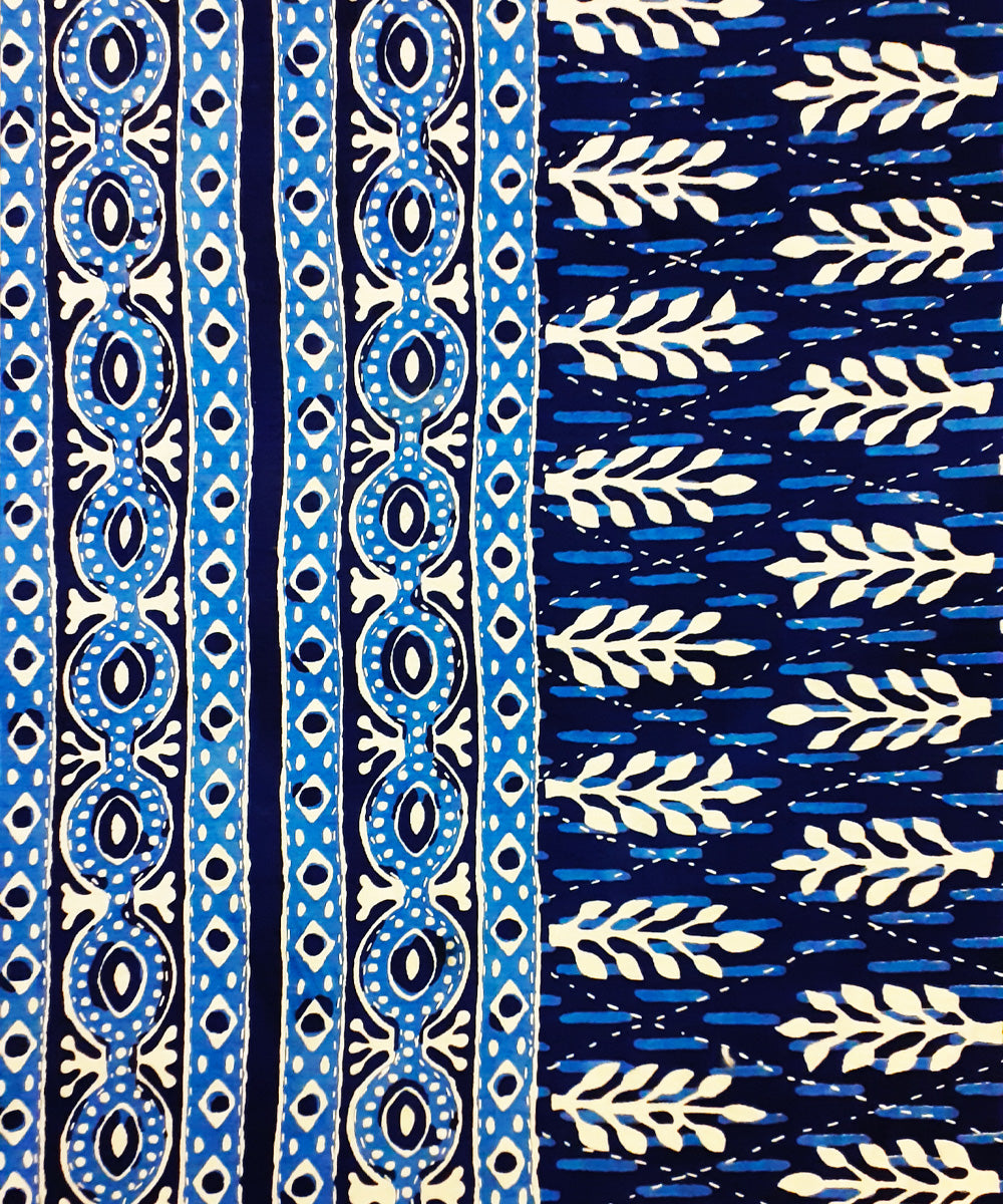 Kantha double layered cotton bed cover