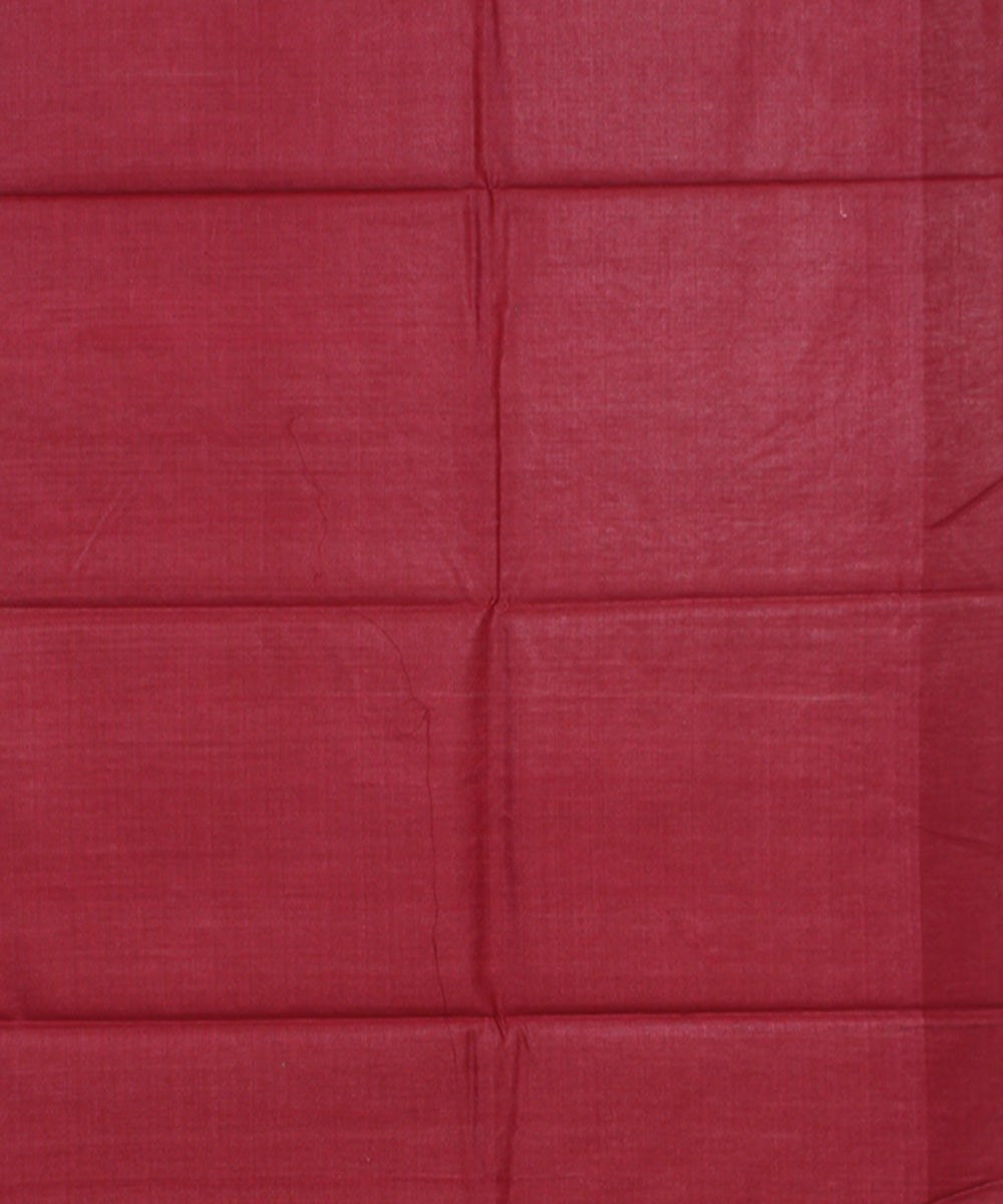 Beige maroon odisha ikat handwoven gopalpur tussar saree
