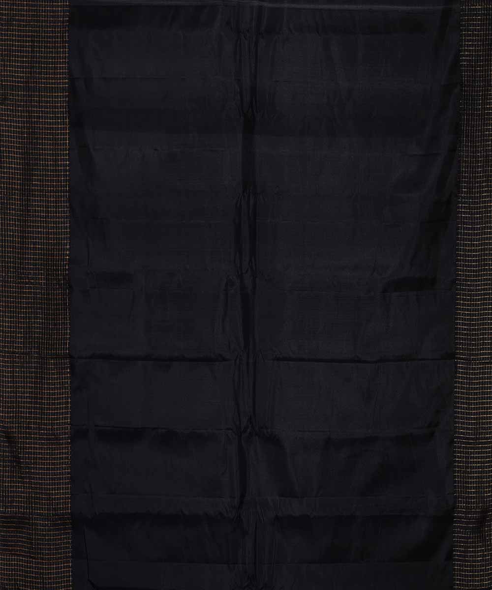 Sky blue handwoven gadwal silk saree