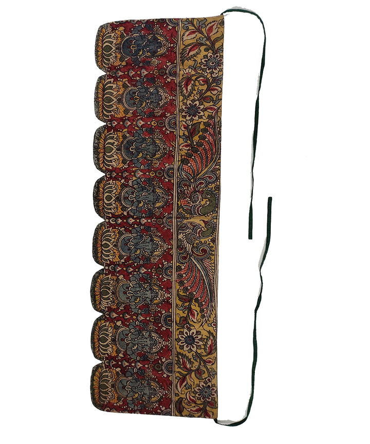 Multi color hand painted cotton kalamkari thorana