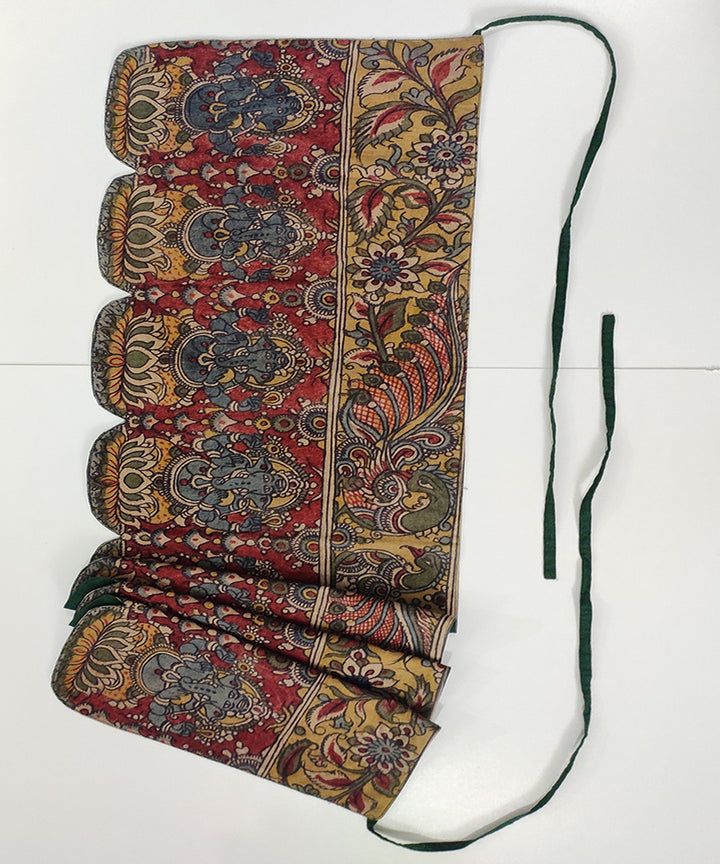 Multi color hand painted cotton kalamkari thorana