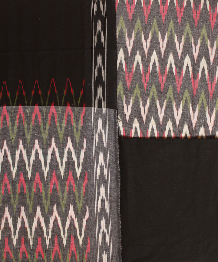 3pc Multicolor hand woven pochampally ikat dress material