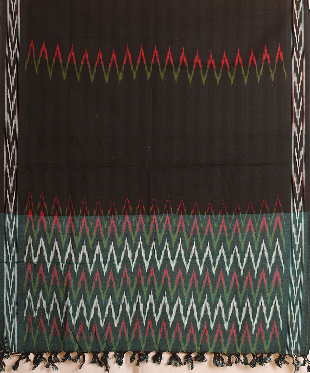 3pc Multicolour hand woven pochampally ikat dress material