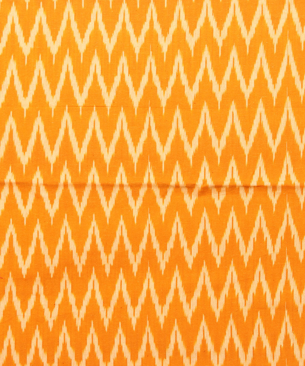 3pc Yellow handwoven dress material pochampally ikkat