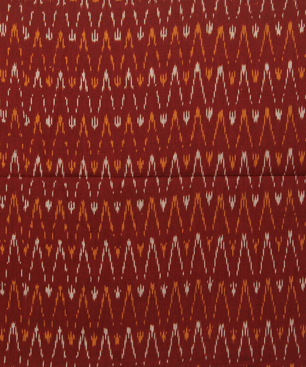 3pc Maroon handwoven pochampally ikkat dress material