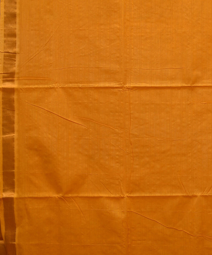 Pale yellow cotton handwoven uppada saree