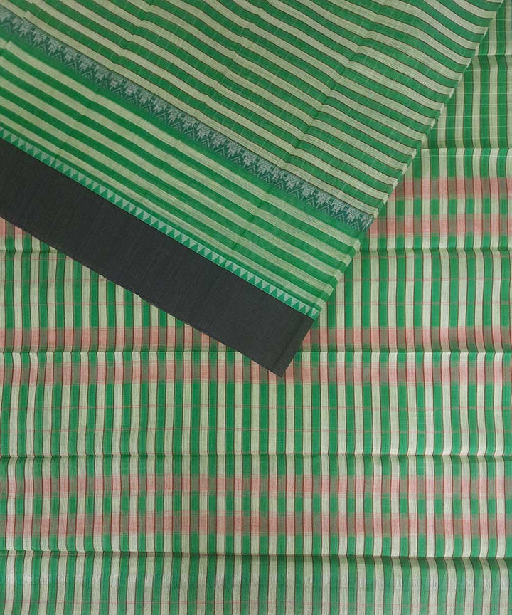 Light green handwoven narayanpet cotton saree