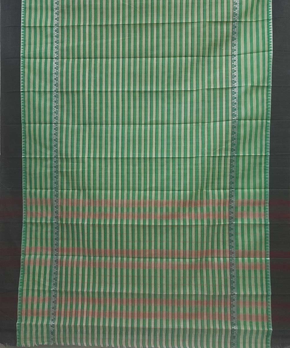 Light green handwoven narayanpet cotton saree