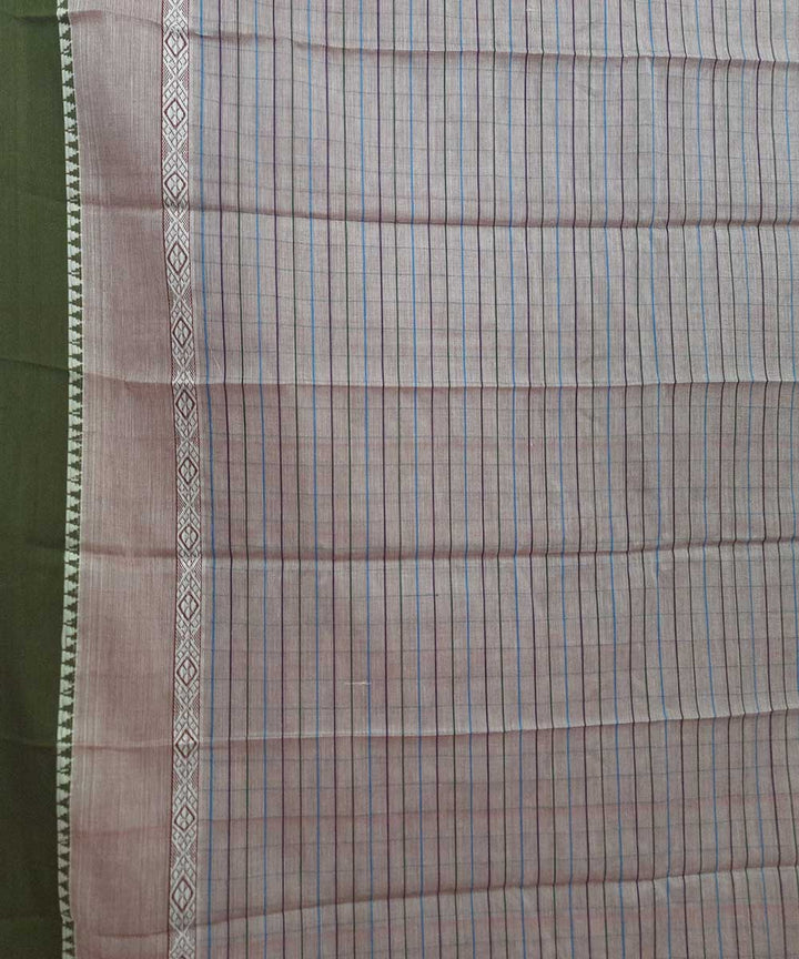 Light pink handwoven narayanpet cotton saree