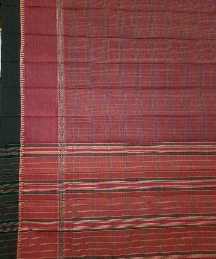 Red handloom narayanpet cotton saree