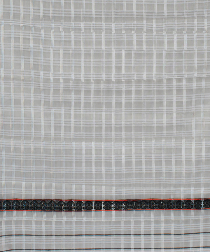 gari diya off White cotton handwoven assam saree