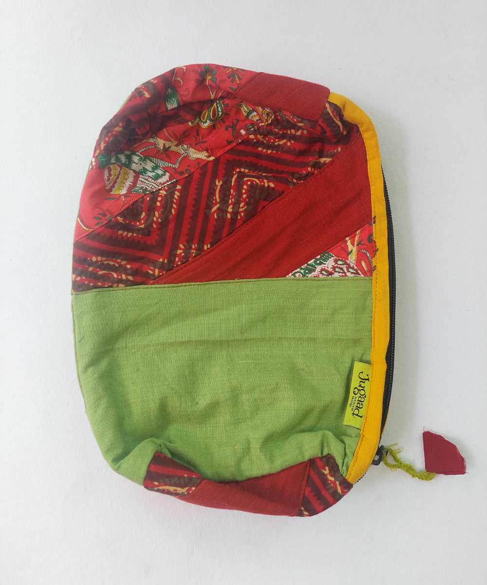 Green red katta toilet pouch(Big)