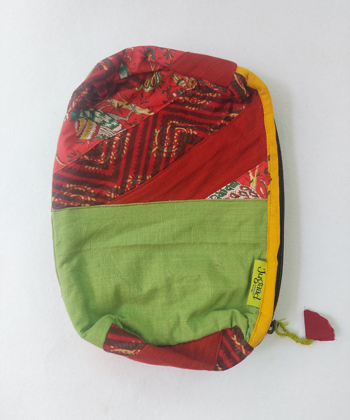 Green red katta toilet pouch(Big)