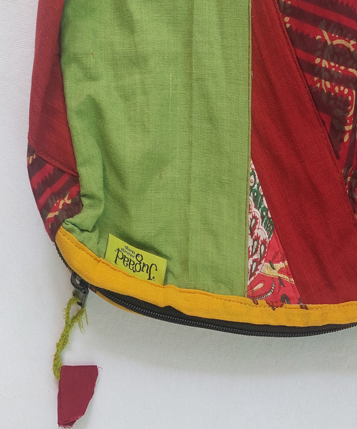 Green red katta toilet pouch(Big)