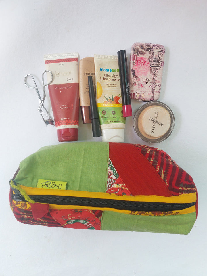 Green red katta toilet pouch(Big)