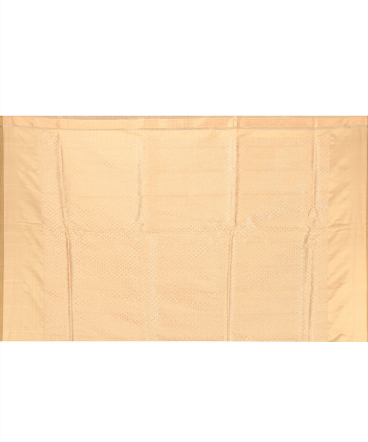 Gold handwoven banarasi silk saree