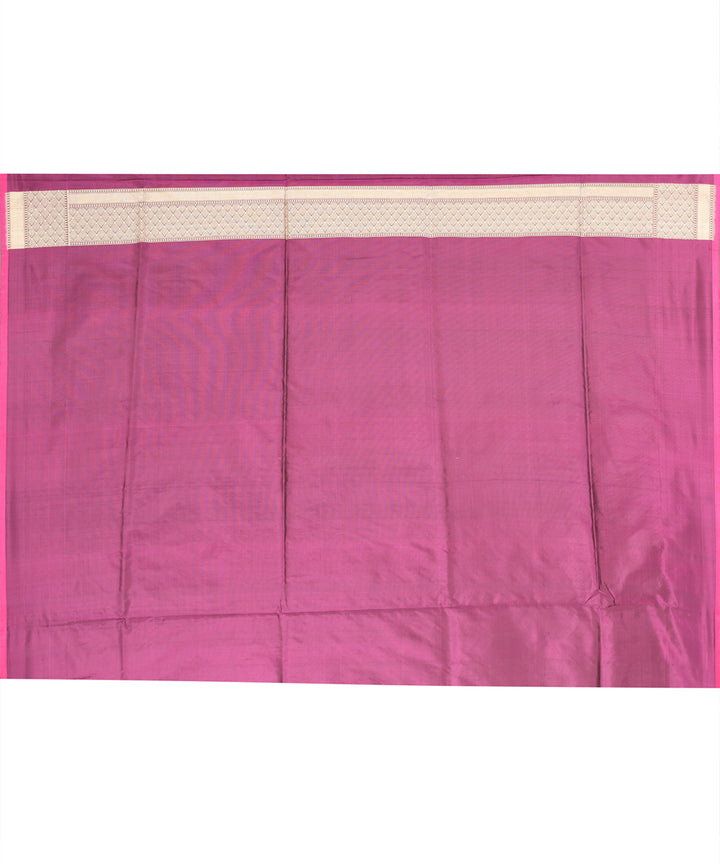 Light purple handwoven banarasi silk saree