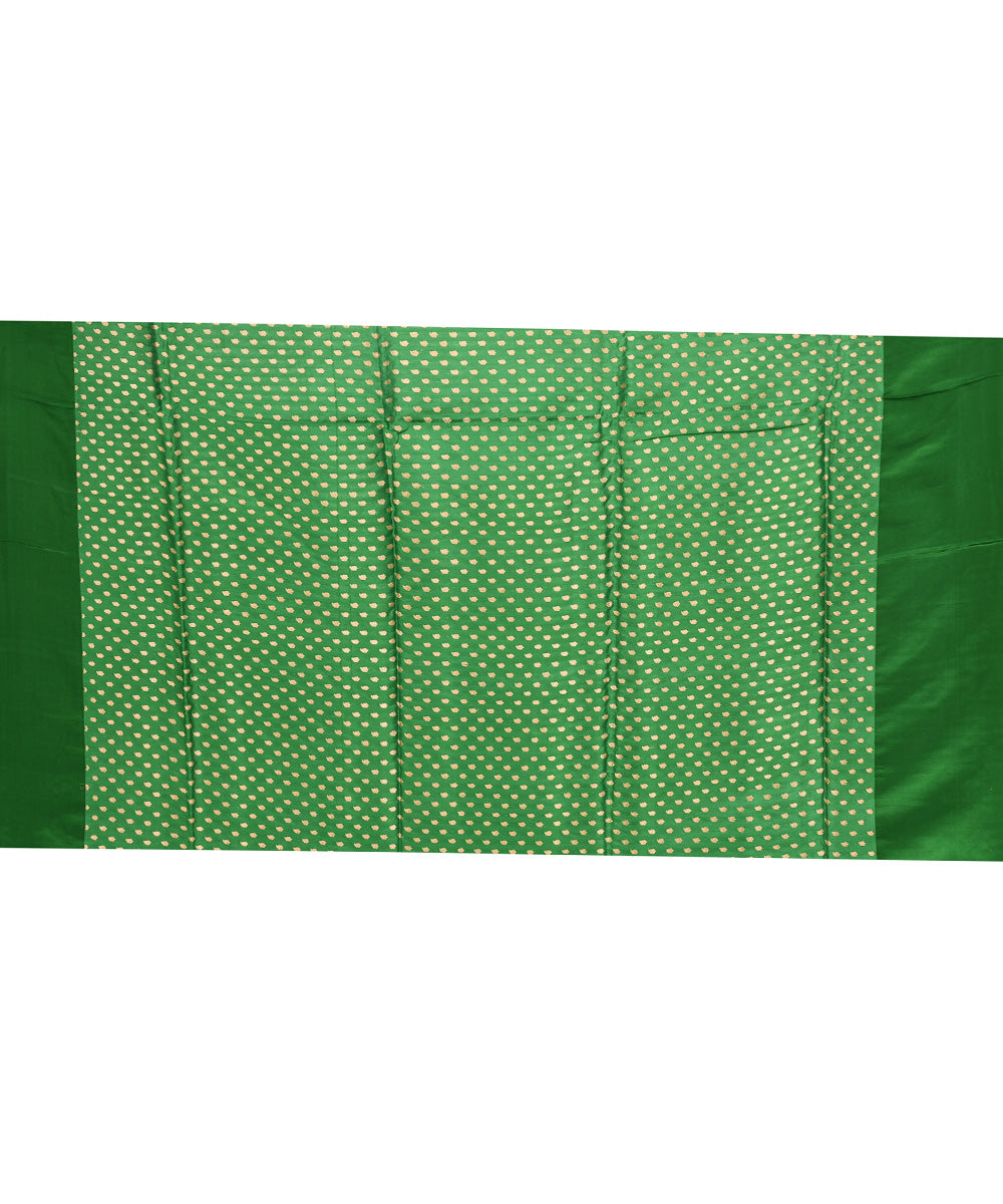 Red handwoven banarasi silk saree