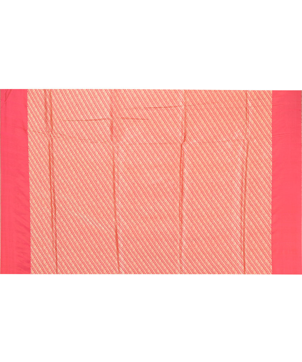 Red hand woven banarasi silk saree