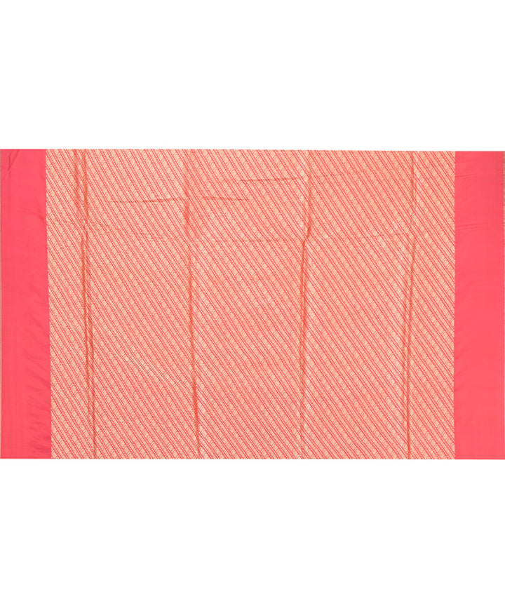 Red hand woven banarasi silk saree