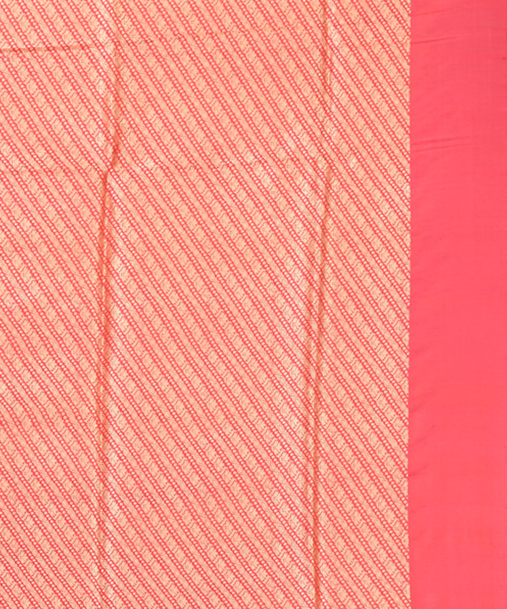 Red hand woven banarasi silk saree