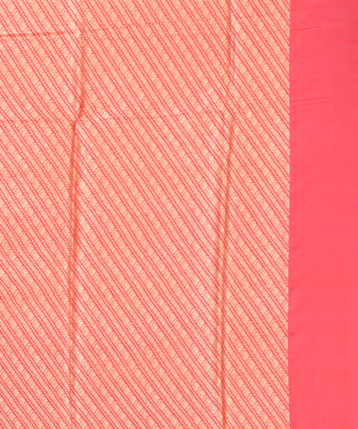 Red hand woven banarasi silk saree