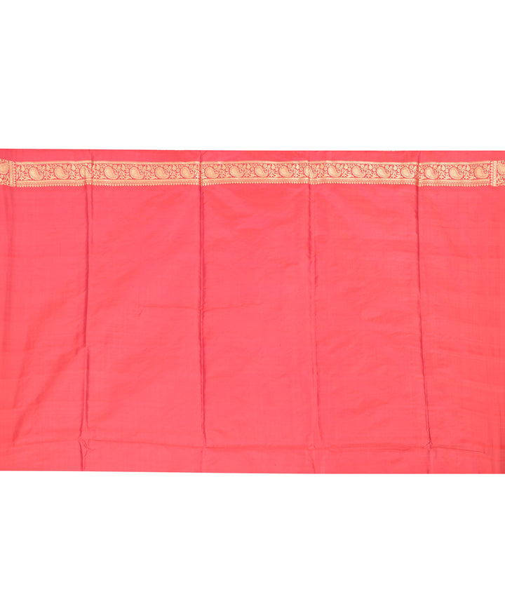 Red handloom banarasi silk saree
